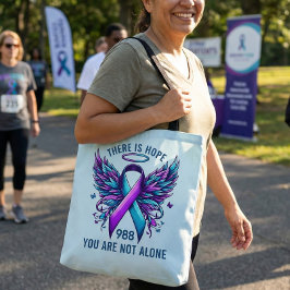 Bolsa Tote 988 Suicide Prevention Advocate Memorial Gear