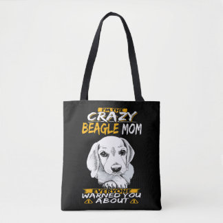 Bolsa Tote 9 Sou a louca Beagle Mãe