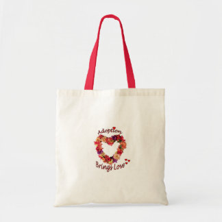 Bolsa Tote A adopção traz o saco do amor