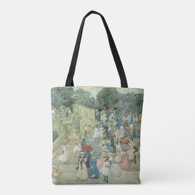 Bolsa Tote A Alameda, Central Park por Maurice Prendergast (Verso)