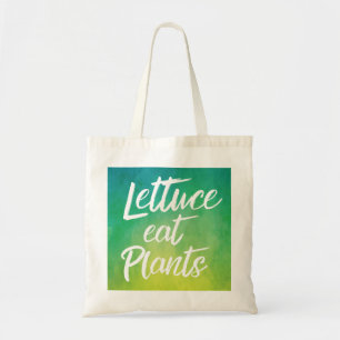 Bolsa Tote A alface come o humor do vegetariano e do Vegan da