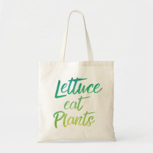 Bolsa Tote A alface come o humor do vegetariano e do Vegan da