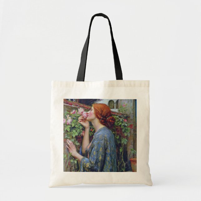 Bolsa Tote A Alma do Rosa, John William Waterhouse (Frente)