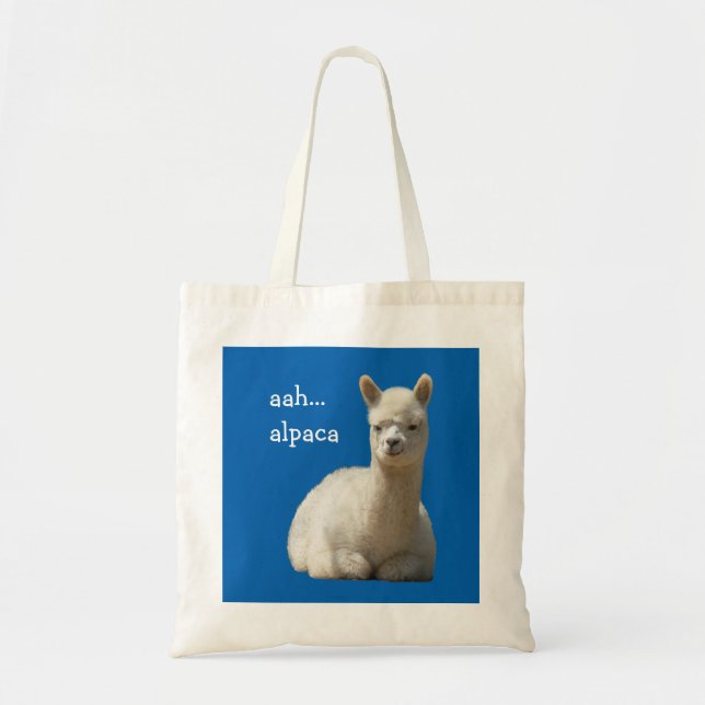 Bolsa Tote A alpaca ensaca aah a alpaca (Frente)