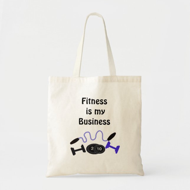 Bolsa Tote A Aptidão é o meu Negócio (Frente)
