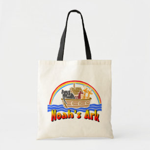 Bolsa Tote A arca e o arco-íris de Noah