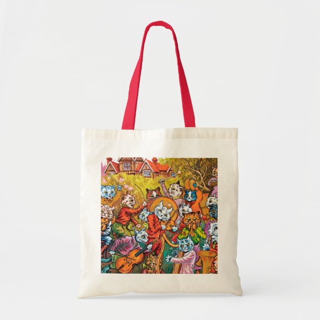 Bolsa Tote A Banda joga, Louis Wain (Frente)