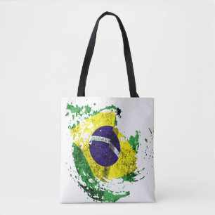 Bolsa Tote a bandeira do Brasil