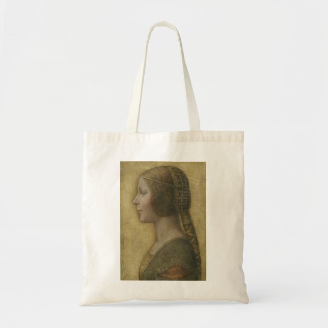 Bolsa Tote A bela princesa (por Leonardo da Vinci) (Frente)