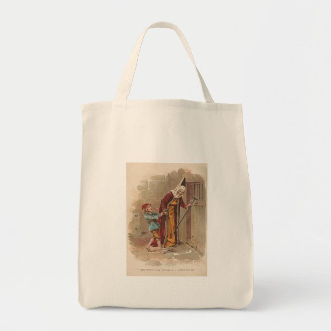 Bolsa Tote A Bruxa colocou Hansel no Estável (Frente)