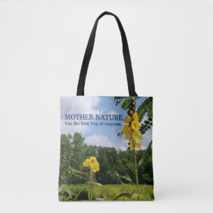 Bolsa Tote A caixa da mãe Natureza dos pastéis