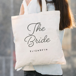 Bolsa Tote A Caligrafia do Casamento Bride
