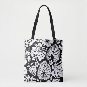 Bolsa Tote A Camisa Havaiana Aloha É Um Padrão De Fundo Inv