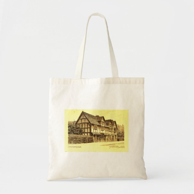 Bolsa Tote A casa Stratford de Shakespeare em Avon Inglaterra (Frente)