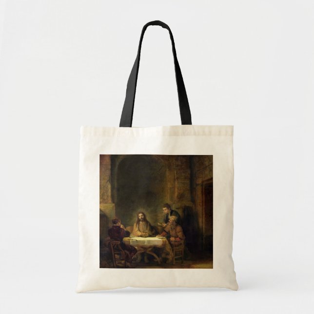 Bolsa Tote A ceia em Emmaus, 1648 (óleo no painel) (Frente)