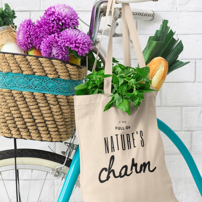 Bolsa Tote A Charme Sustentabilidade da Natureza no Estilo (Shop now and carry nature's charm with every step!)