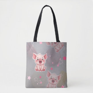 Bolsa Tote A cheerful day for Piggy