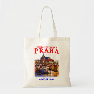 Bolsa Tote A cidade antiga Praga. República Checa.
