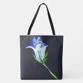 Bolsa Tote A Cinza Negra Azul-Orquídea