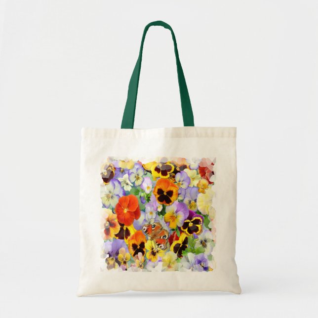 Bolsa Tote A coleção Pansy (Frente)