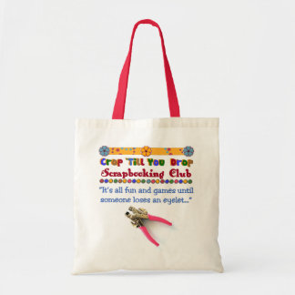 Bolsa Tote A colheita lavra-o saco scrapbooking da gota