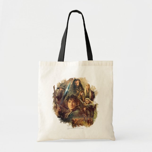Bolsa Tote A Companhia e os Elfos da Mirkwood (Frente)