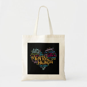 Bolsa Tote A Consciência da Saúde Mental Oferece Depressão