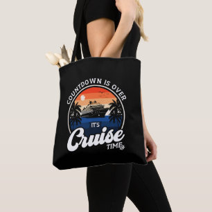 Bolsa Tote A Contagem É Sobre As Férias Familiares Do Cruise 