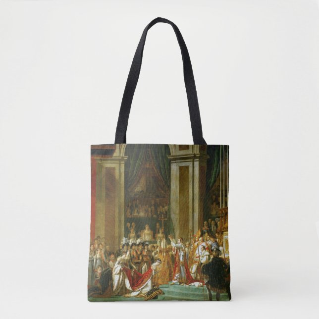 Bolsa Tote A coroação de Napoleão, Jacques-Louis David (Frente)