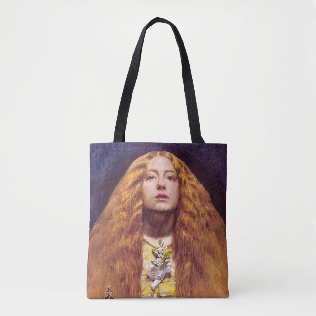 Bolsa Tote A Dama de Honra, c.1851 por John Everett Millais (Frente)