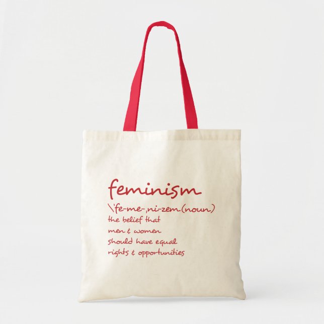 Bolsa Tote A Definição De Feminismo (Frente)