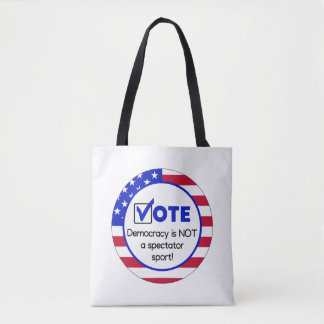 Bolsa Tote A democracia NÃO é um esporte espectador!