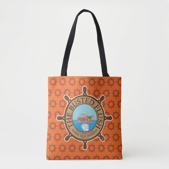 Bolsa Tote A descarga (Laranja) - (Frente)