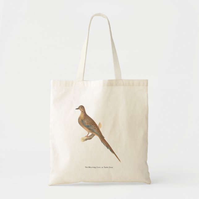 Bolsa Tote A Dove de Luto (Carolina Turtle Dove) NY Aves (Frente)
