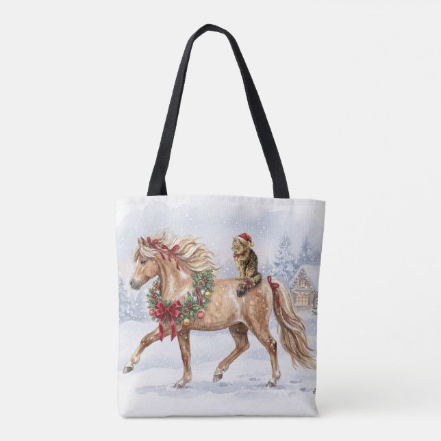 Bolsa Tote A Equipe de Natal- Maggie e Nari (Verso)