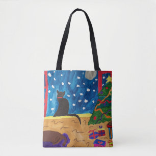 Bolsa Tote À Espera Do Natal