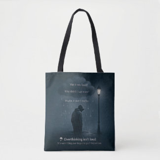Bolsa Tote A Espiral Silenciosa – Camiseta de Pensamentos Rea