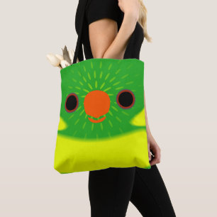Bolsa Tote A face de um lorikeet-folha