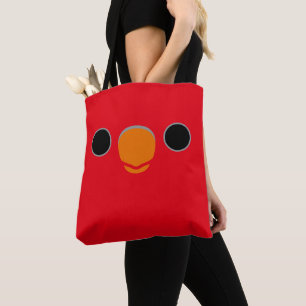 Bolsa Tote A face de um Lório-Galego