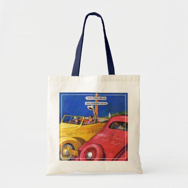 Bolsa Tote A feira ou o busto de mundo (Frente)
