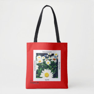 Bolsa Tote A "felicidade depende em cima de nos" sacola