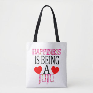 Bolsa Tote A Felicidade É Um Dia de as mães De Juju Floral Mi