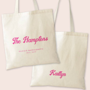 Bolsa Tote A Festa de solteira Personalizada Hamptons
