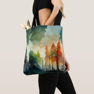Bolsa Tote A Floresta (natureza)