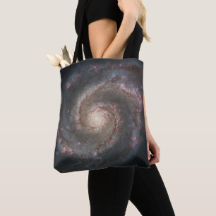 Bolsa Tote A Galáxia do Redemoinho M51 & Companhia no Espaço