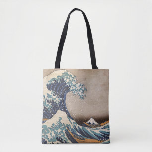 Bolsa Tote A grande onda fora de Kanagawa