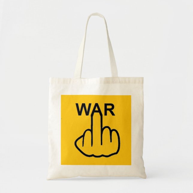 Bolsa Tote A Guerra dos Sacos é horrível (Frente)