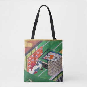 Bolsa Tote A história de Genji, Tawaraya Sotatsu