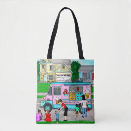 Bolsa Tote A Hot Summer Day | A Whimsical Illustration