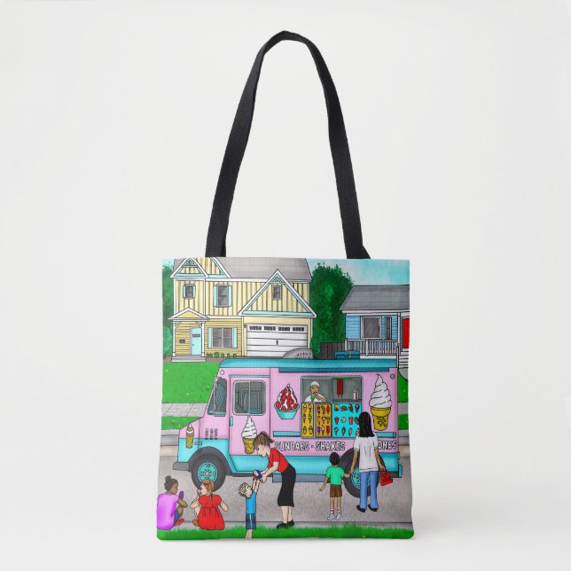 Bolsa Tote A Hot Summer Day | A Whimsical Illustration (Frente)